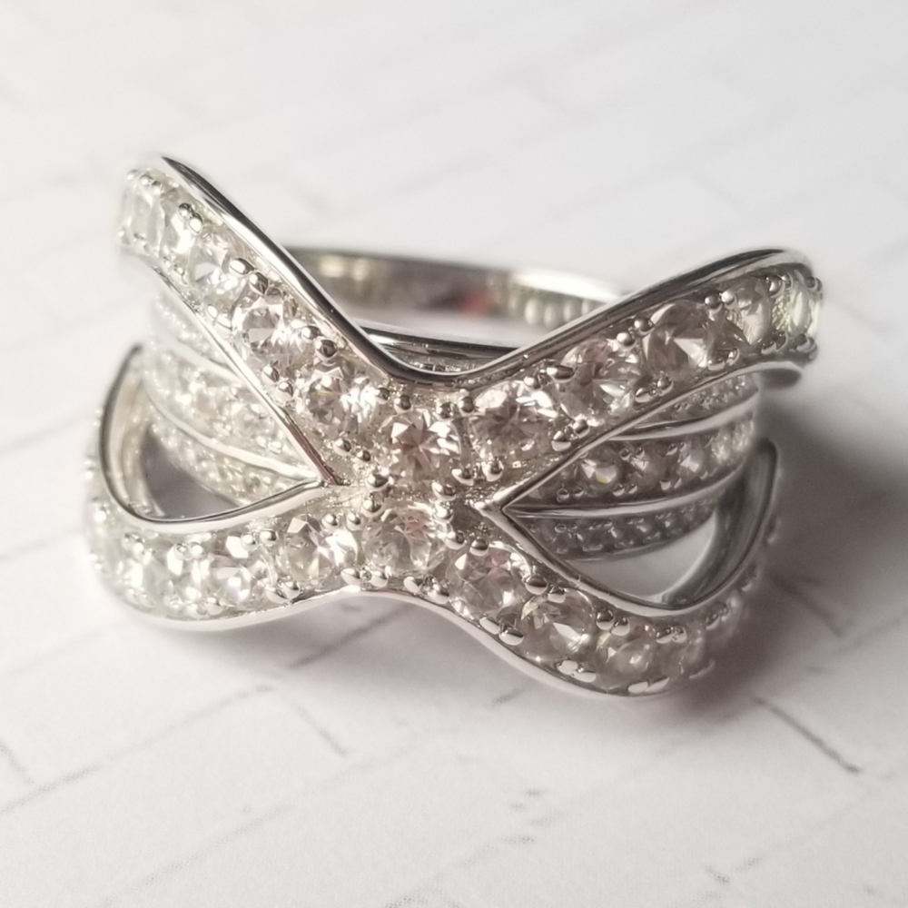 Victoria Wieck Zircon Highway Ring Size 7